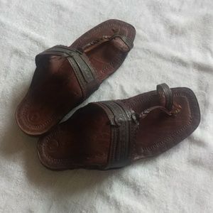 Leather water buffalo sandals